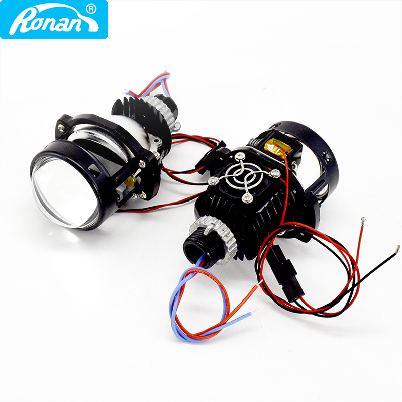 Universal Motorcycle Led Headlight Projector - RONAN Proyektor Bi-led Mini 2.0 Inci