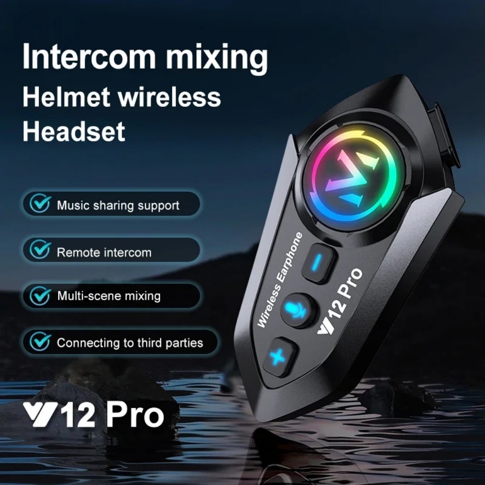 1 atau 2 buah Headset Interkom - Full Face Motorcycle Helmet With Bluetooth ulasan dan harga