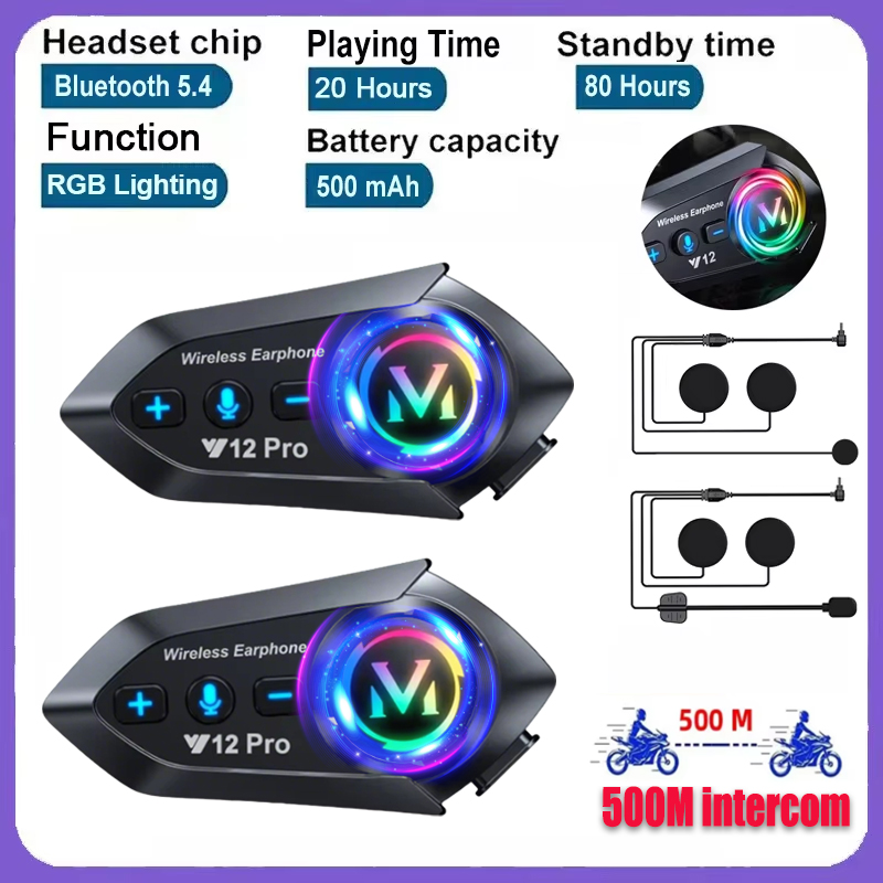 Y20 Pro 1/2x Headset Interkom  - Universal Motorcycle Helmet Intercom Headset ulasan dan harga