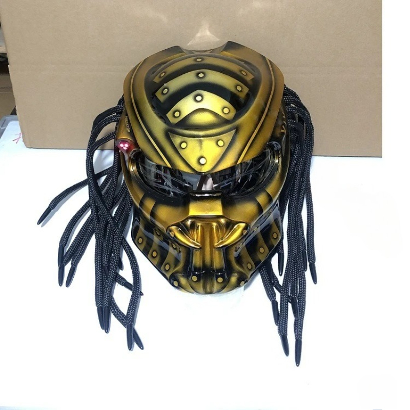 Helm Motor Full Face Racing Pr - Custom Predator Motorcycle Helmet ulasan dan harga
