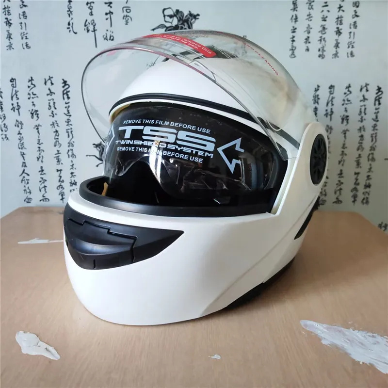 Helm Motor Modular dengan Viso - Motorcycle Helmet Inner Sun Visor Lens ulasan dan harga