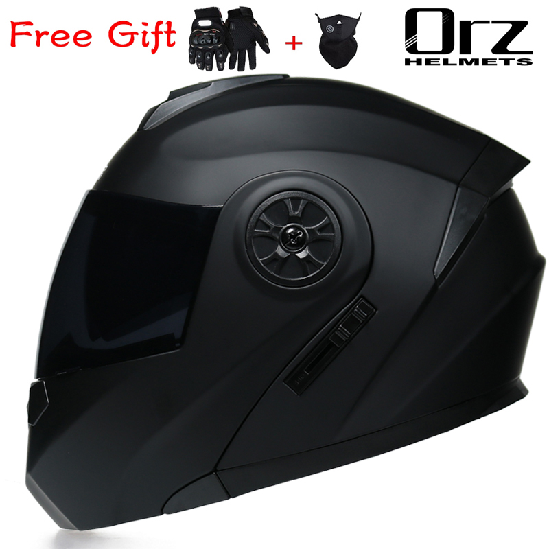 Helm Motor Modular Flip ORZ-16 - Dual Visor Motorcycle Racing Helmet ulasan dan harga