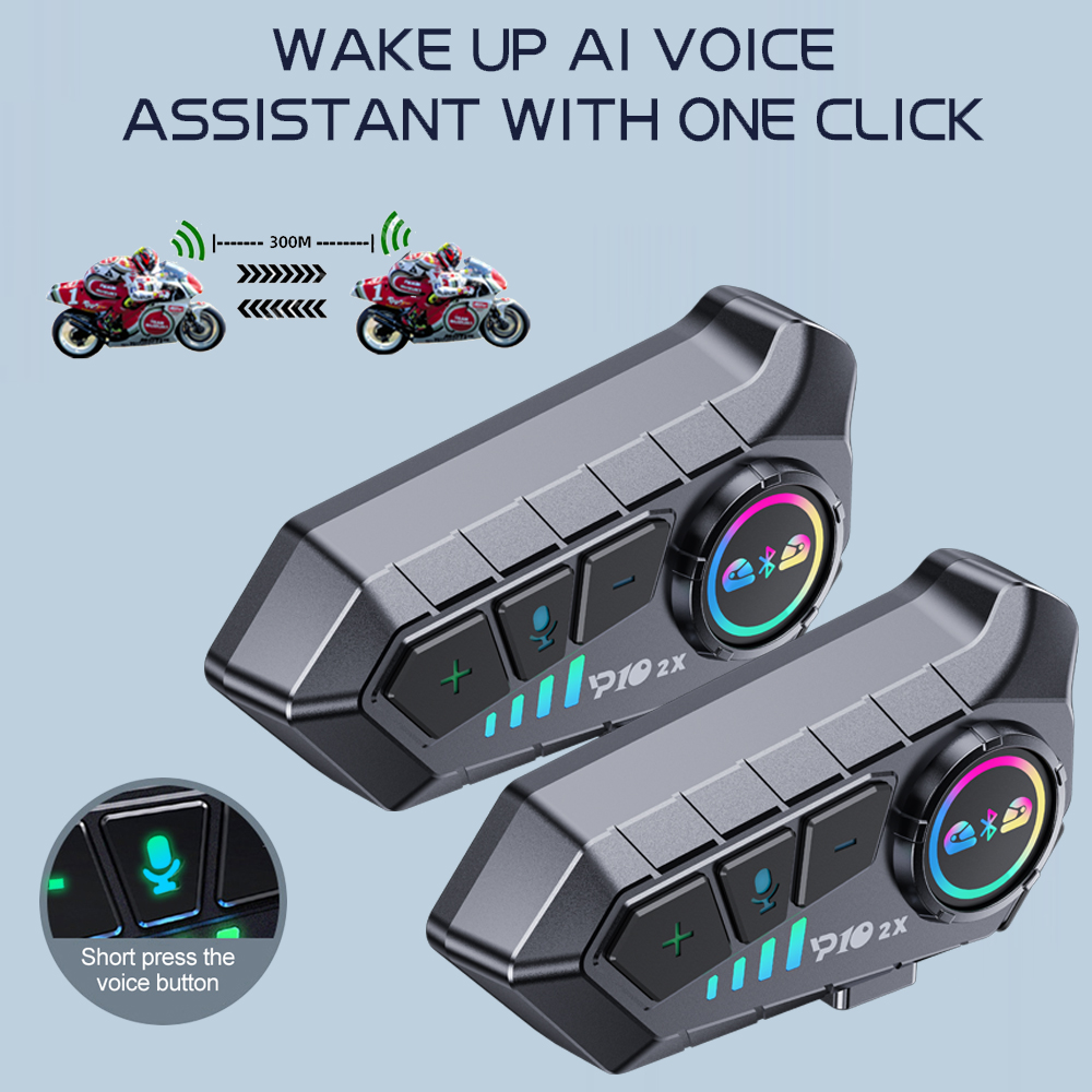 Y10 2x Headset Bluetooth Inter - Full Face Motorcycle Helmet With Bluetooth ulasan dan harga