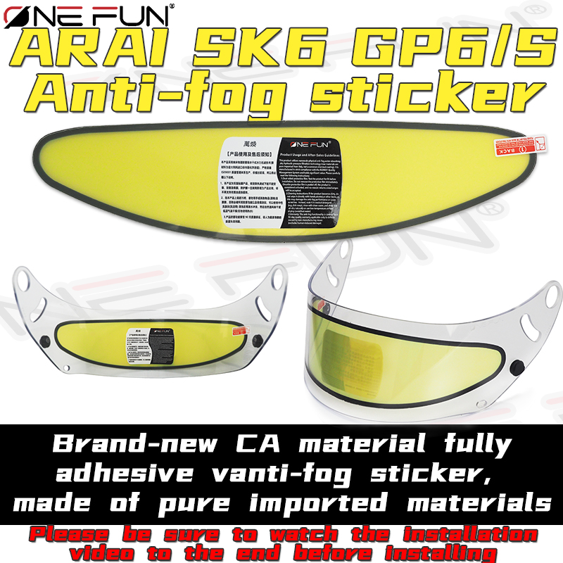 Pelindung Visor Anti-Kabut SK6 - Motorcycle Helmet Anti Fog Pinlock Shield ulasan dan harga