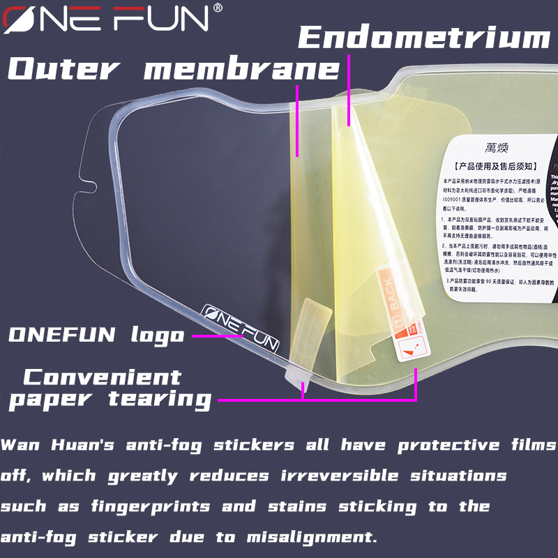 Pelindung Visor Anti-Kabut SK6 - Motorcycle Helmet Anti Fog Pinlock Shield ulasan dan harga